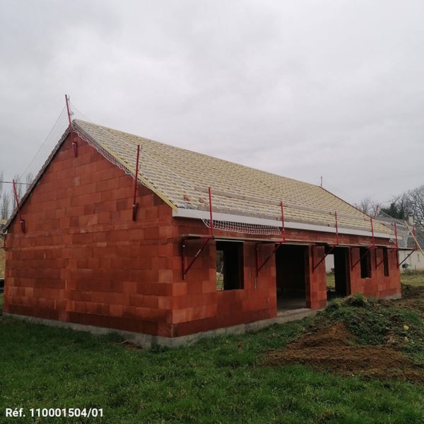 1 console d'échafaudage époxy 1.00m x 1.00m - Tube rond - 110011004/01 - 5