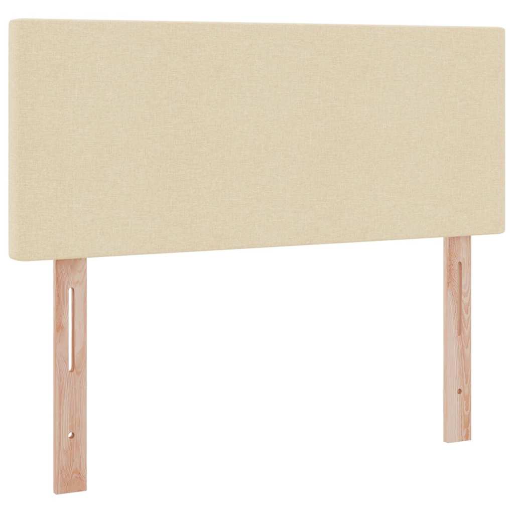 Lit avec rangement et matelas, velours, crème, pour la chambre, 120 × 200 cm - 9