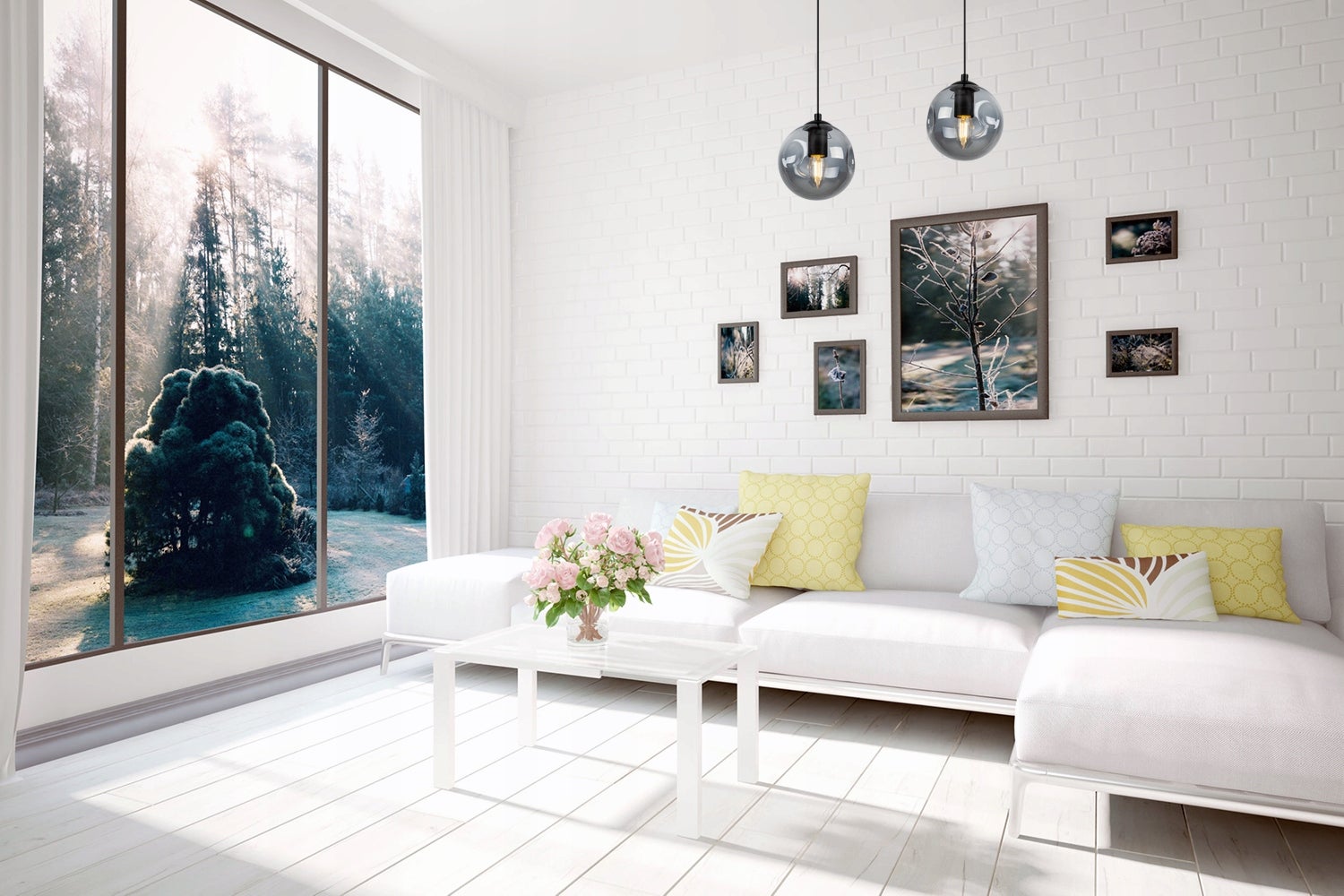 Lampa sufitowa wisząca Monako modern 2xE27 abażur kula miedziana Light Home LH - 6