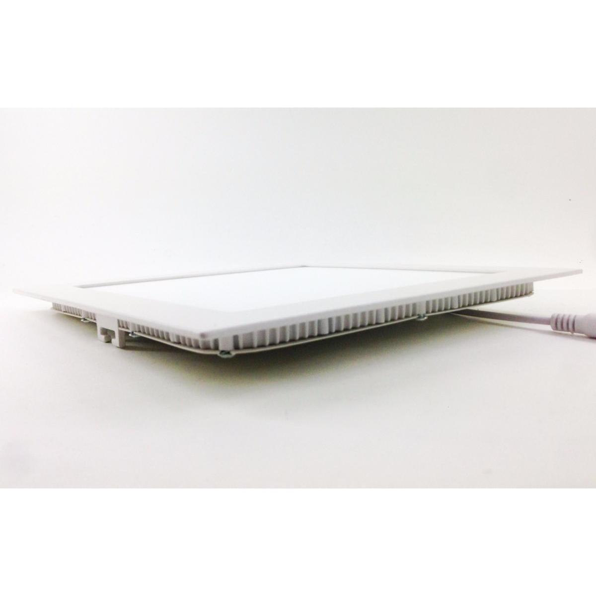 Spot LED Extra Plat Carré BLANC 18W - Blanc Chaud 2300K - 3500K - SILAMP - 4