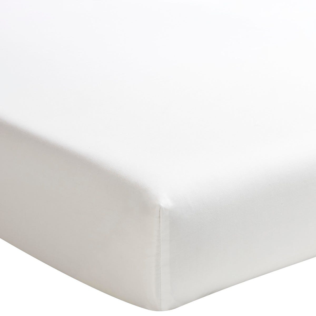 Drap housse Très Grand Bonnet Percale de coton blanc frais Drap housse Très Grand Bonnet Percale de coton blanc frais