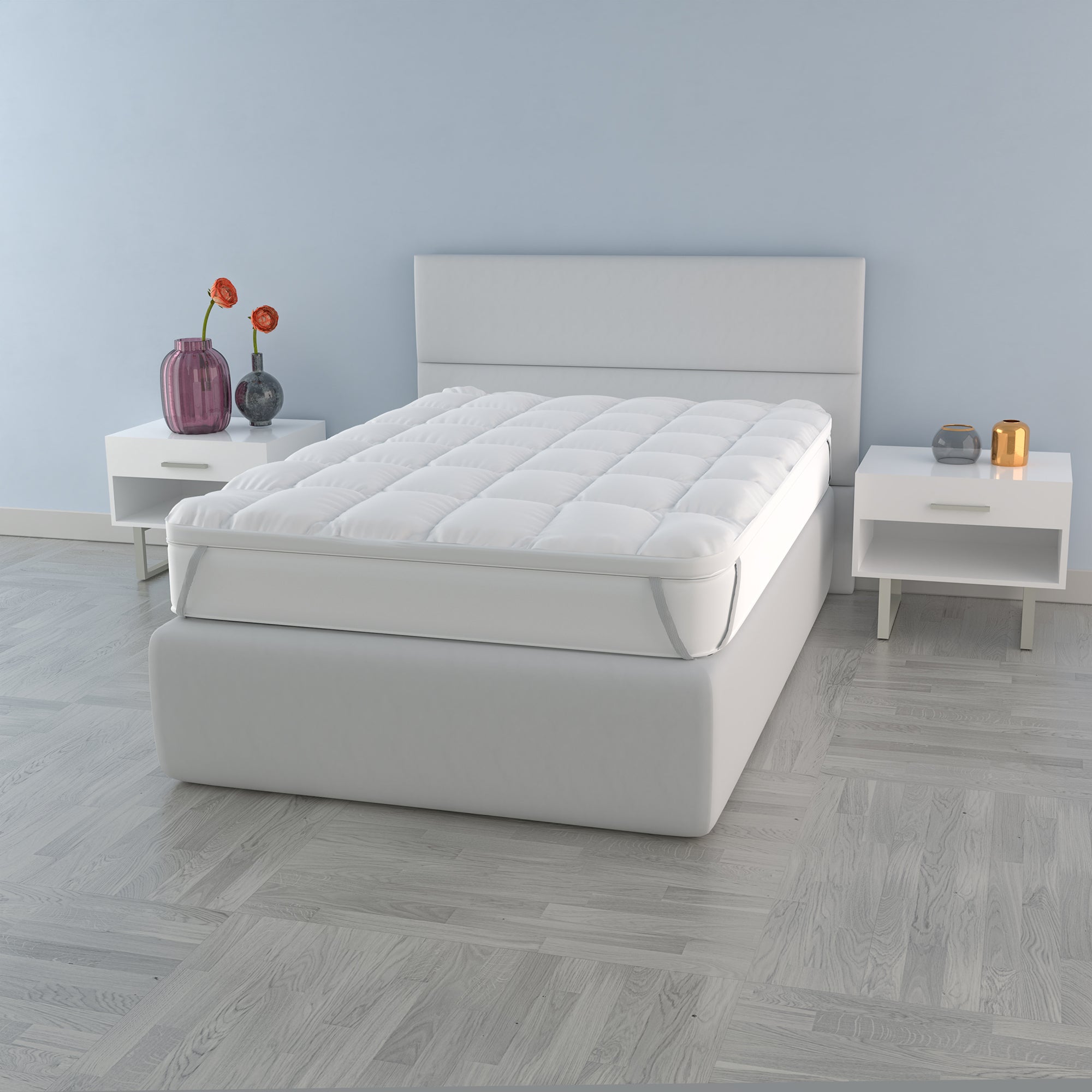 SUR-MATELAS PLUS 1 PLACE ET DEMIE FRANCAIS 140X195 CM - 3