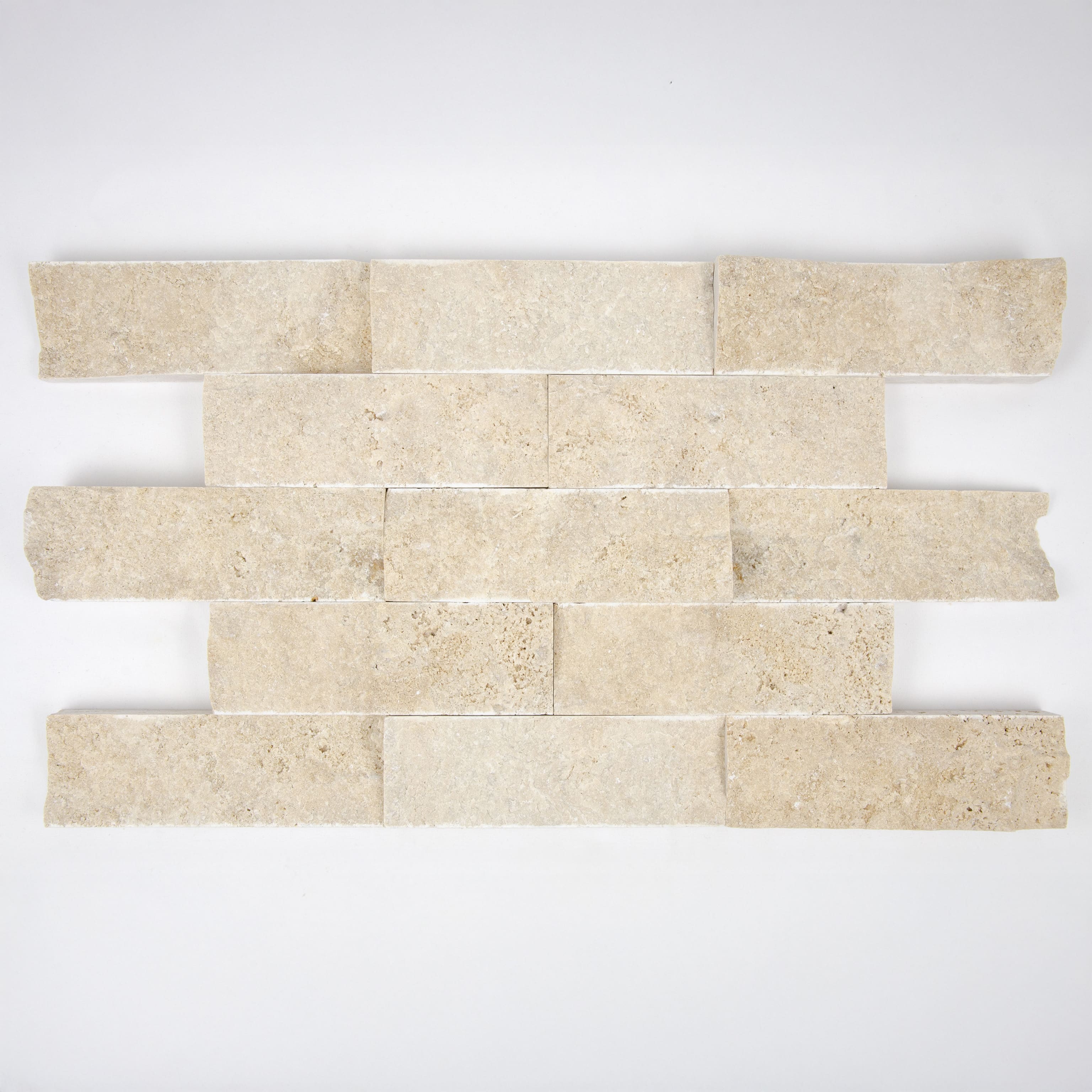 PLAQUETTE DE PAREMENT TRAVERTIN MIX CASA LINEA 5X15X1,7 - 2
