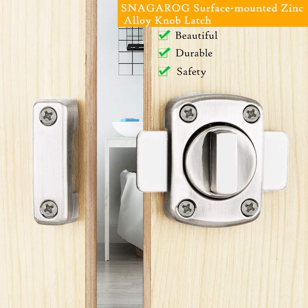 Loquet De Porte Everbilt 60221, Gris Ardoise, Avec Anneau, Résistant à La Rouille