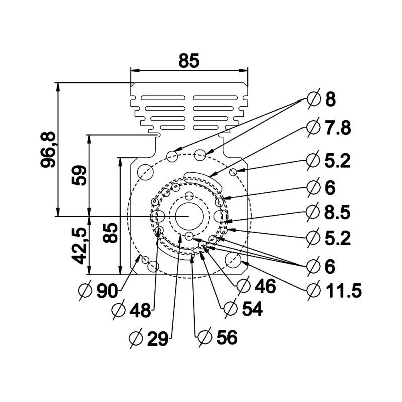 Plaque d’immobilisation en acier galvanisé épaisseur 1,2 mm - 2