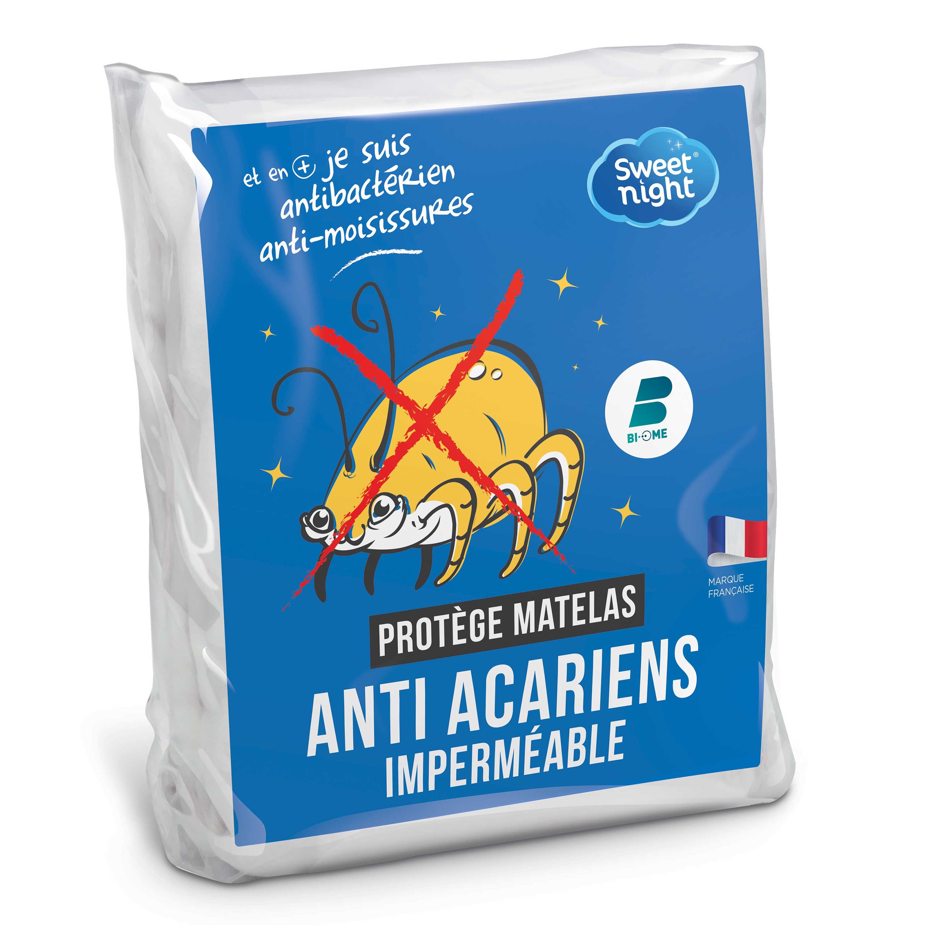Alèse Protectrice Imperméable Et Anti-acariens HOMEROKK - 140x190 Cm - Certifié Oeko-Tex - Lavable Machine