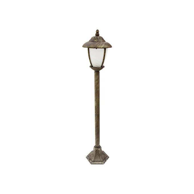 Lampa ogrodowa stojąca Madrid złoto antyczne 1xE27x60W IP43 wym: 105 x 20 x 20 cm metal Rabalux