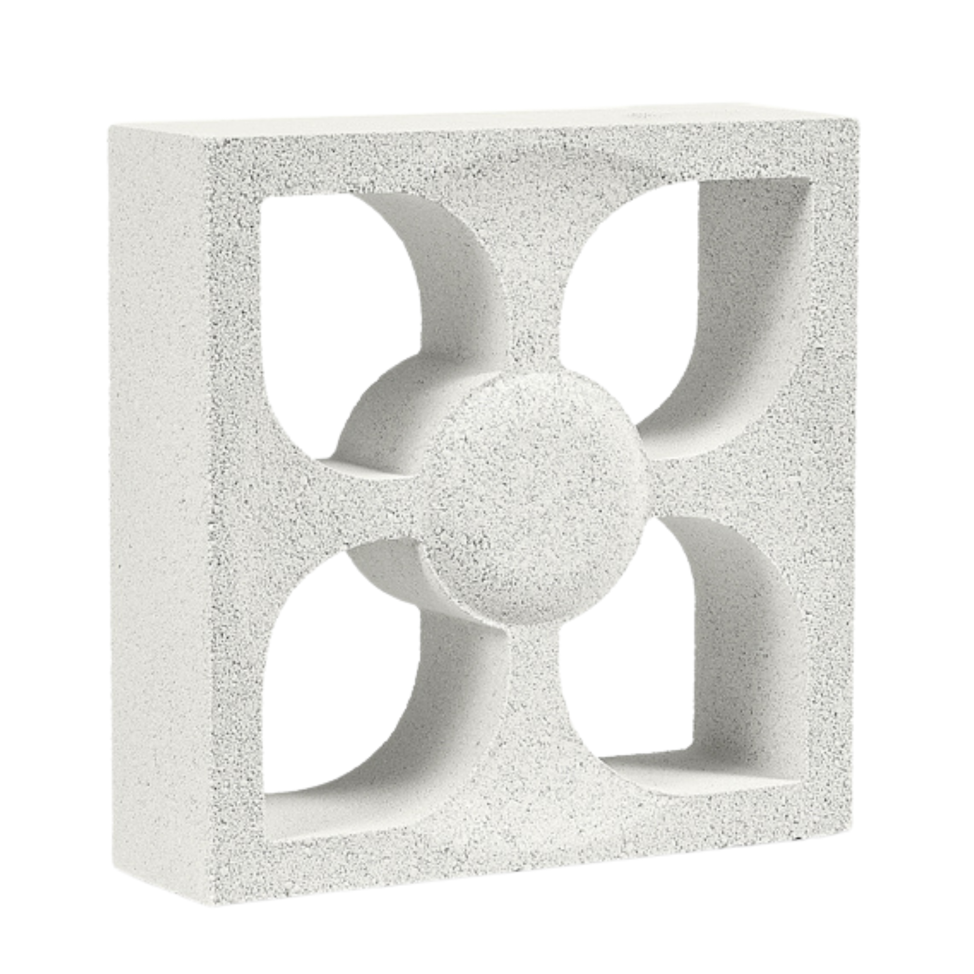Lot de 10 pièces - CLAUSTRAS BÉTON - modèle FLEUR dimensions 25x25x7.8cm - 2