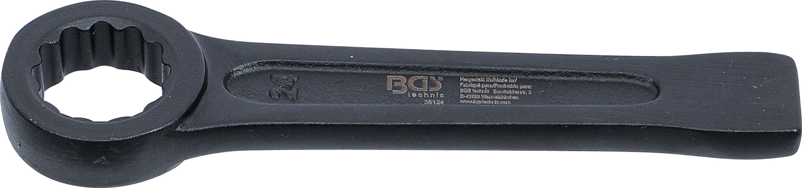 Klucz udarowy BGS pierścieniowy SW 24 mm - 35124