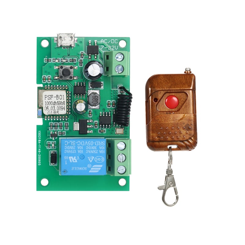 Rf Module Relais Module relais sans fil WiFi interrupteur RF 433MHz contrôle à distance ...