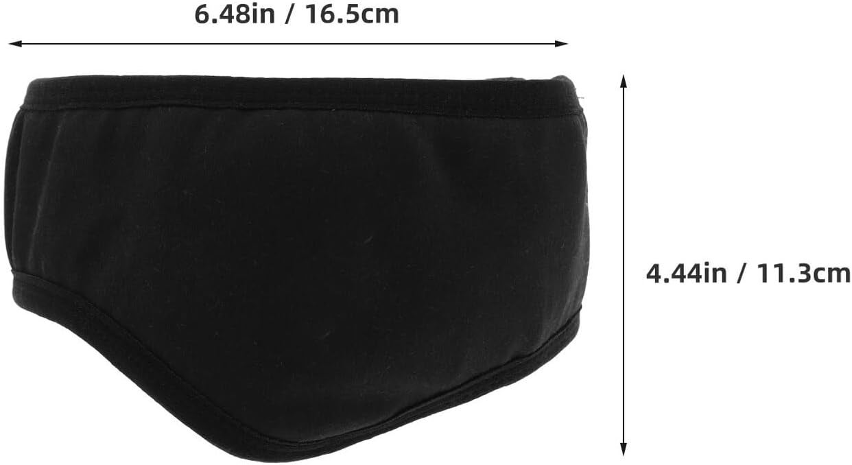 Cache Oreille Insonorisant Dormir en Coton Doux, Bandeau Antibruit Nuit Confortable et Antidérapant, pour Bureau et Espaces Partagés, 2pcs Noir - 2
