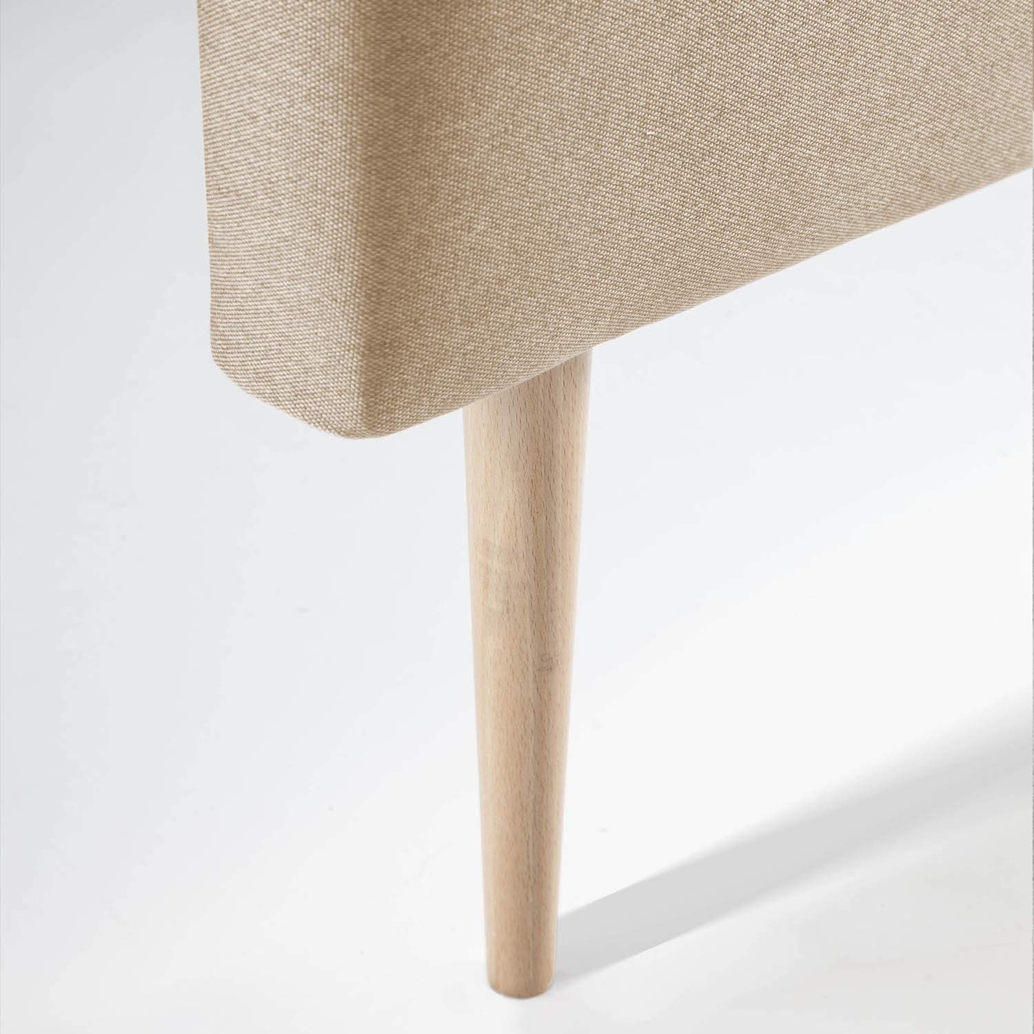 Tête de lit Oslo 150x100 cm, capitonnée Tissu Beige, L'épaisseur de 8 cm - 3