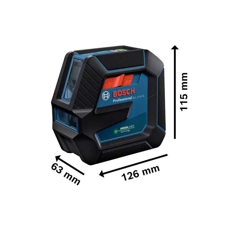 Linea laser GLL 2-15 G Green | Incl. Accessori e valigie - 2