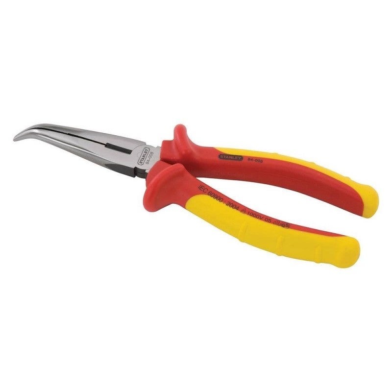 Stanley - Pince à becs 1/2 ronds longs coudés 200 mm isolée 1000V - 0-84-008 - 4