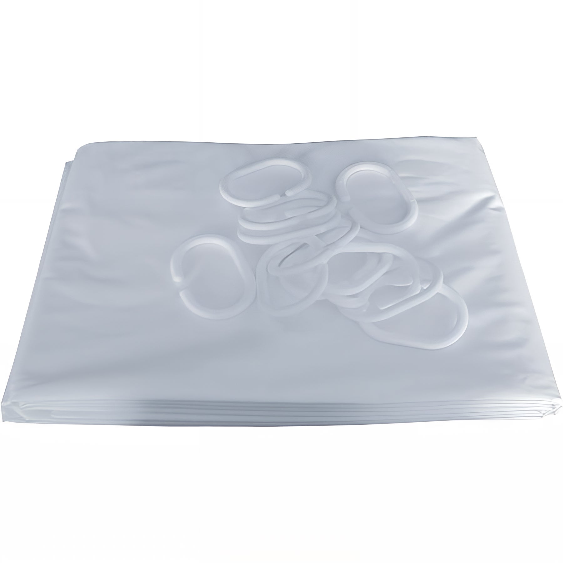 Lot De 24 Anneaux De Rideau De Douche En Forme De C – Plastique Robuste, Blanc, Facile à Installer - 10