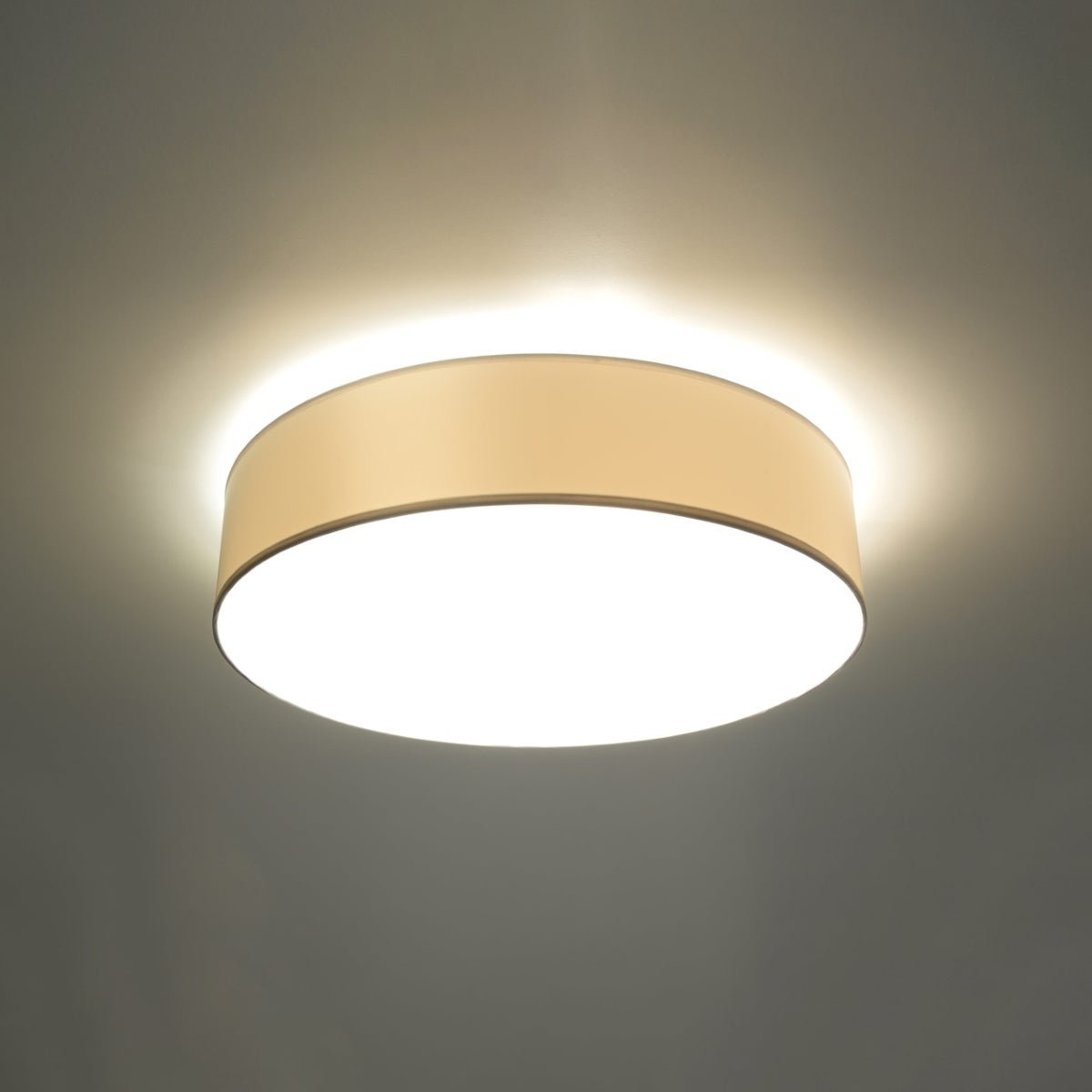 Plafon CERCLE 45 biała LED 3000K - 45x45x11cm Sollux