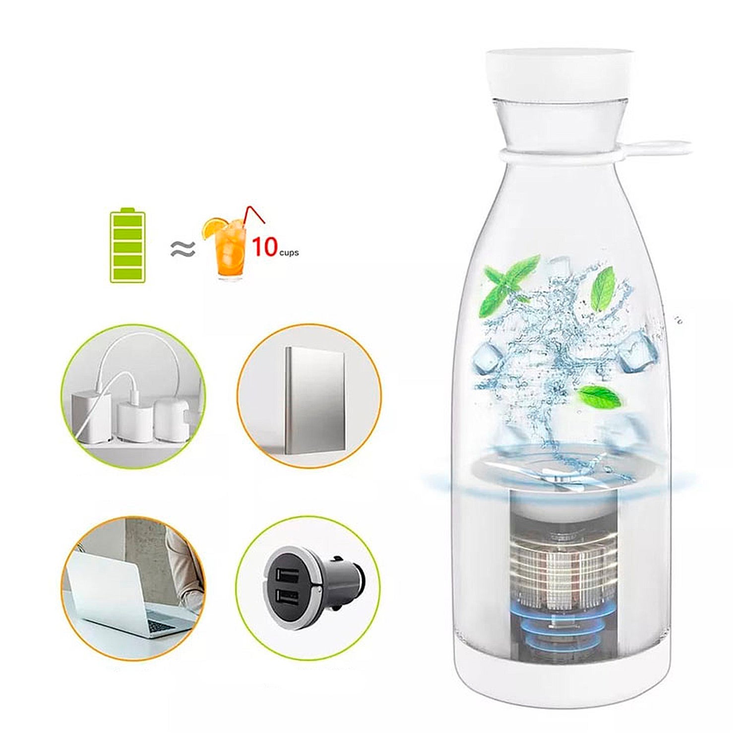 Licuadora portátil recargable PowerMix