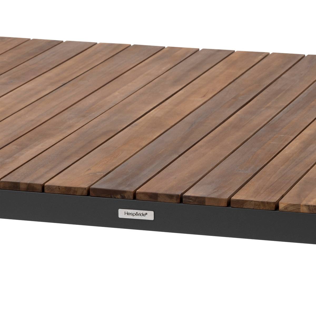 Table à manger de jardin rectangulaire en Aluminium Gris 10 places - 3