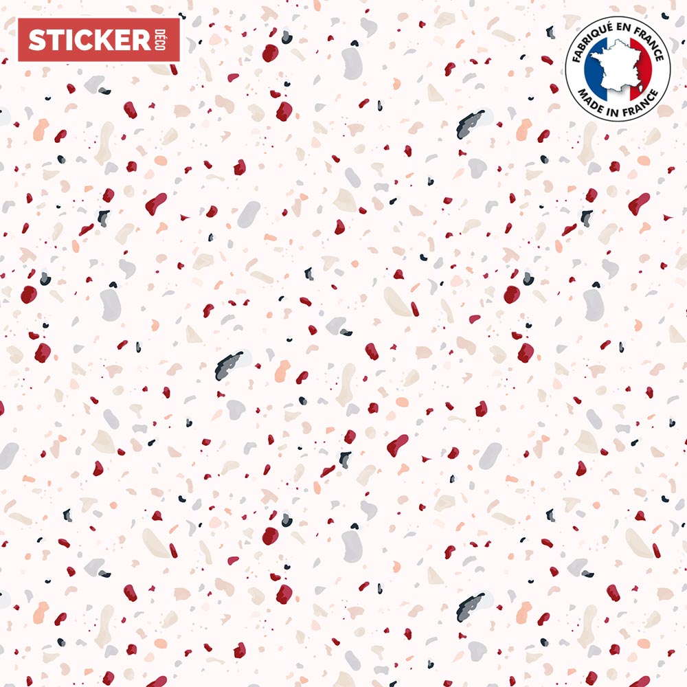 Crédence Adhésive Terrazzo Rubis - 100 x 40 cm - 2