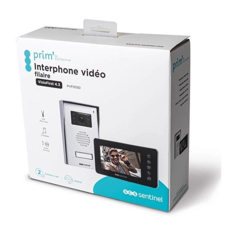 Interphone vidéo filaire - VisioFirst 4.3 - SCS SENTINEL - 6