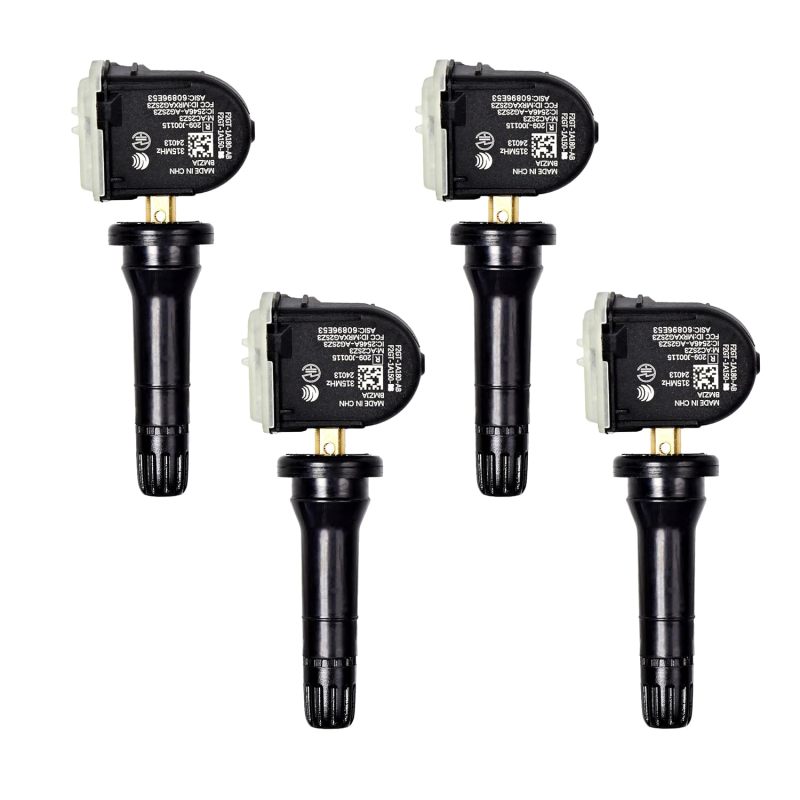 Lot De 4 Capteurs TPMS Premium – Pression Des Pneus Pour Ford B-Max, C-Max II, Focus III – Compatible 2318530 – Qualité Fiable Et Facile à Installer