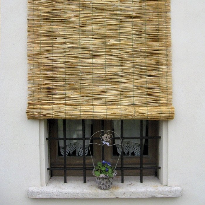 VERDELOOK Cina, Tapparella a carrucola in bamboo, 120x260 cm, tapparelle ombra arelle sole - 4