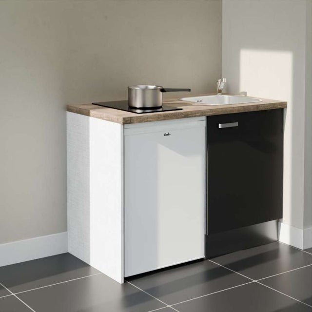 Kitchenette inox 120 au meilleur prix | Leroy Merlin