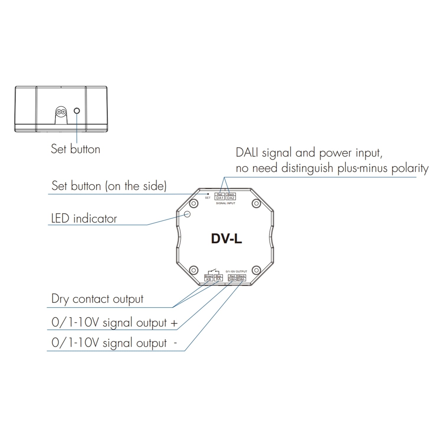 Merlin Home Computer Regulador DALI a 0/1-10V SKYDANCE DV-L, Blanco, PC PC | Leroy Merlin