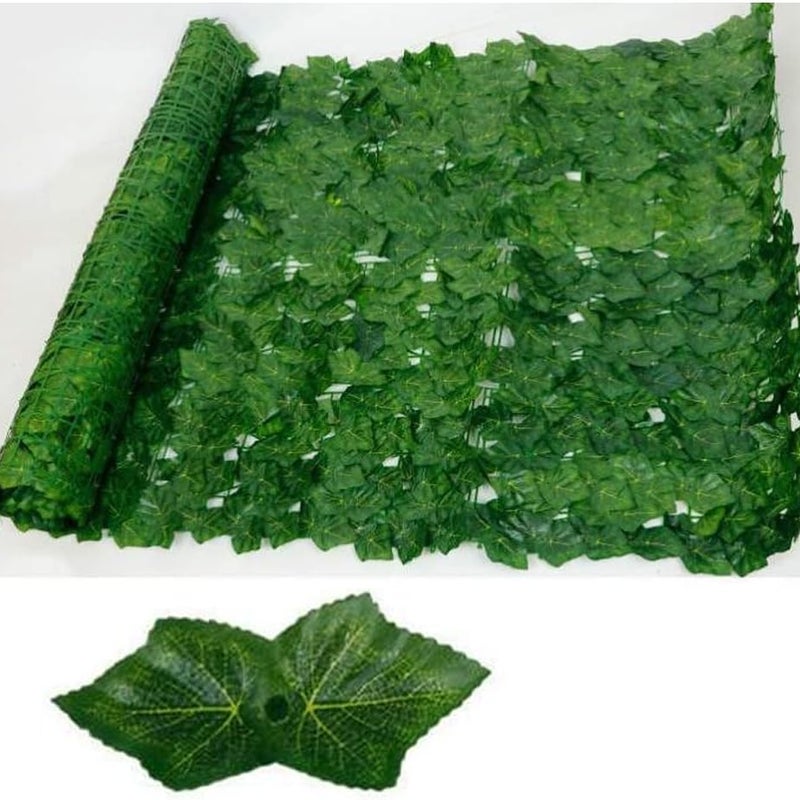 Sztuczny żywopłot bluszczowy jako ekran zapewniający prywatność ogrodzenia sztuczny żywopłot panele imitujące żywopłot dekoracja ogrodu zewnętrznego