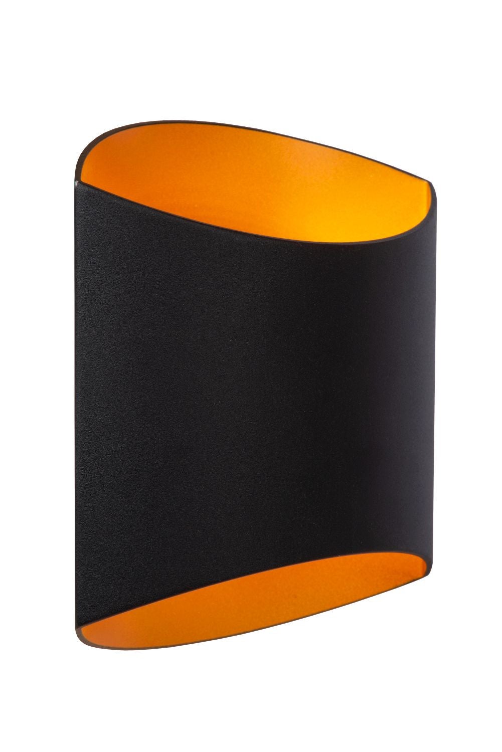 Kinkiet DILETTA czarno-złoty-odcienie złota 1xG9x40W aluminium wym:18x16x8cm IP20 Lucide