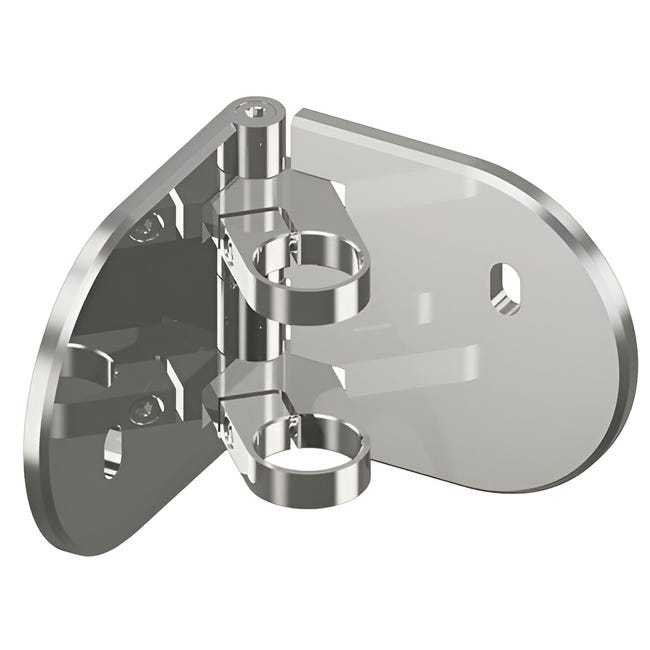Platine murale à l'anglaise ronde M1 inox pour tube de 42.4x2mm extérieure, Garde corps et balustrade | Leroy Merlin Platine murale à l'anglaise ronde M1 inox pour tube de 42.4x2mm extérieure, Garde corps et balustrade | Leroy Merlin
