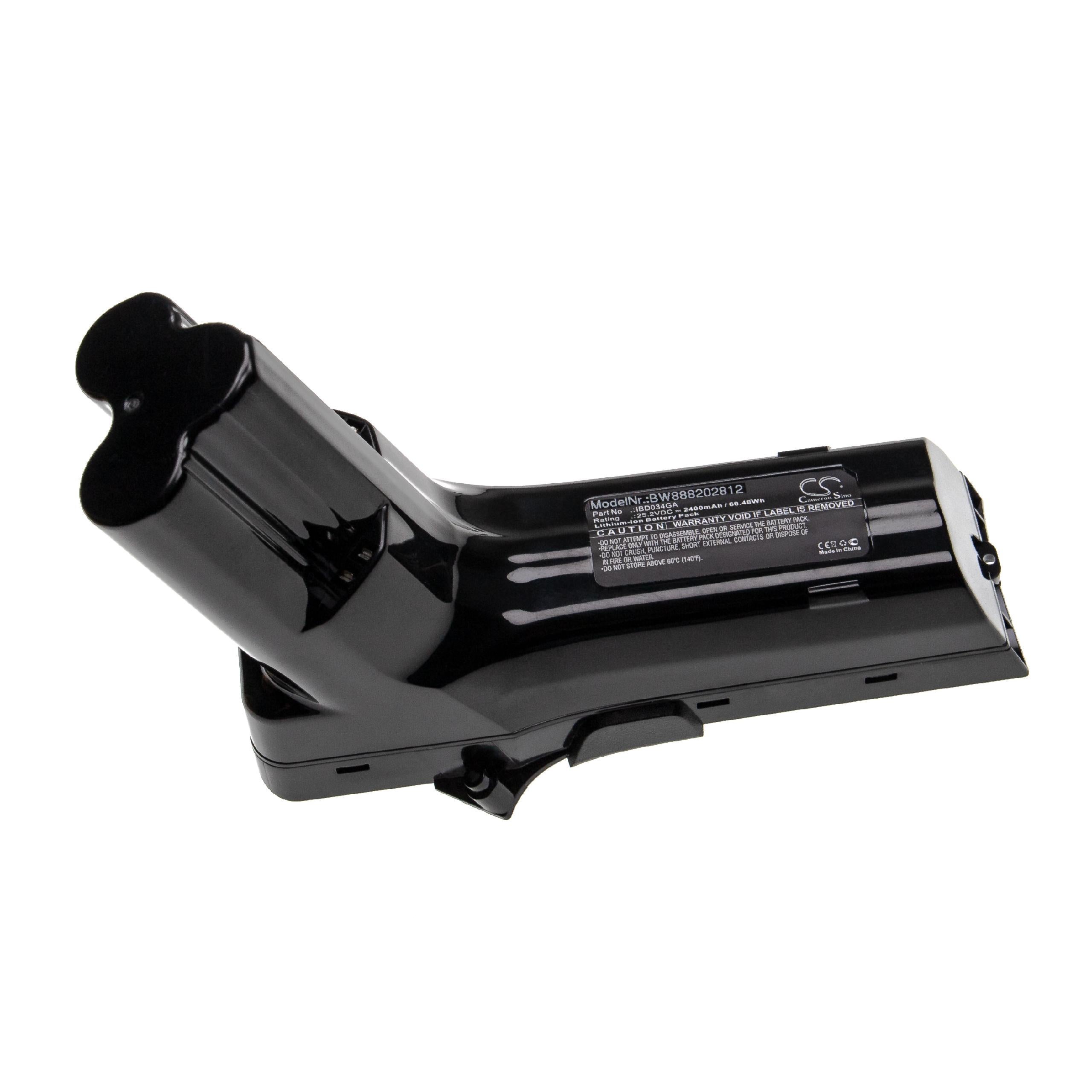 vhbw 1 x accu compatibel met Philips SpeedPro Max XC8045/01, XC8047/01, XC8049/01 stofzuiger, zwart (2200 mAh, 25,2 V, Li-Ion
