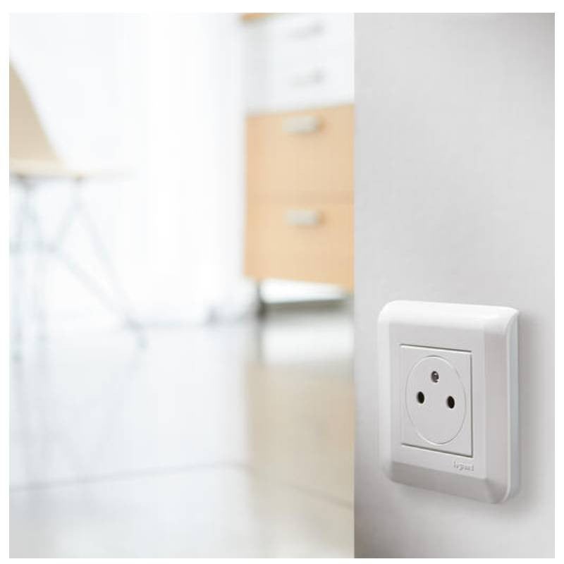 Legrand - Prise de courant 2P+T Surface Mosaic 1 poste - blanc - 077111L - 4
