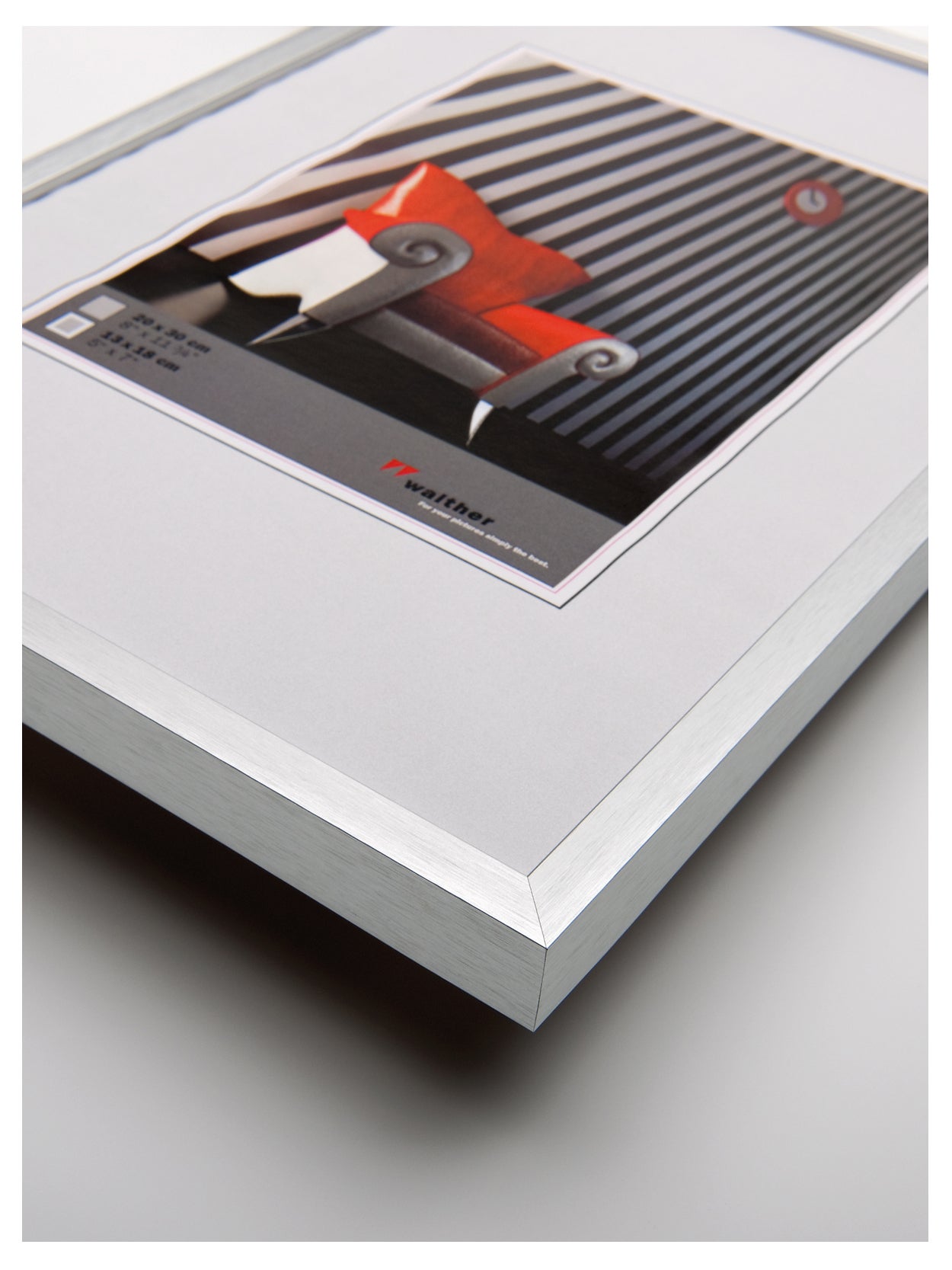 Walther, Chair, Cadre En Aluminium, AJ520S, 15x20 cm, Argent - 3