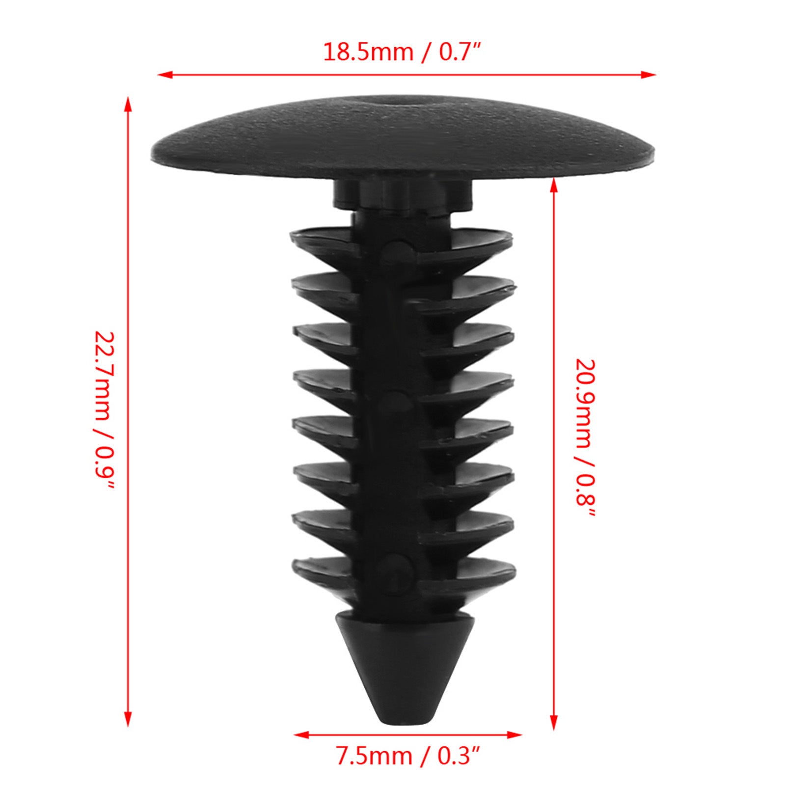20 Clip Di Fissaggio In Metallo Per Console Auto | Antiruggine E Resistenti | Per Paraurti, Cruscotto E Rivestimenti | Ricambi Auto Universali - 4