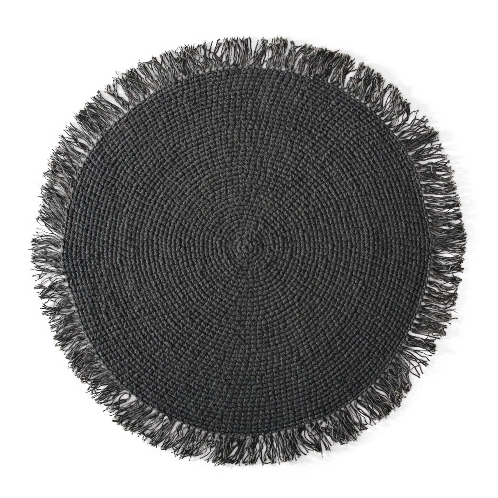Dywan Mat Grey Ø140 cm – okrągły, nowoczesny i elegancki