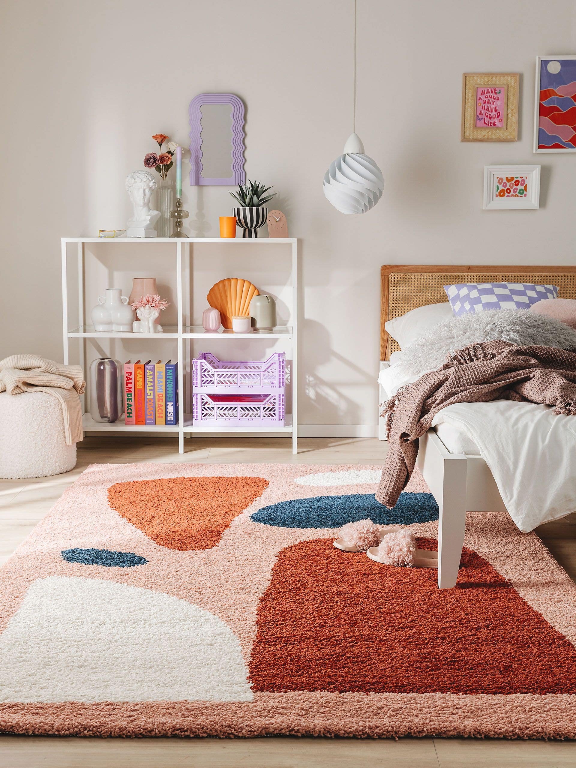 BENUTA - Tapis à poils longs Louise multicouleur 200x290 cm - 2