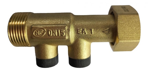 Clapet anti-pollution en laiton Ecrou libre F3/4 et 3/4M