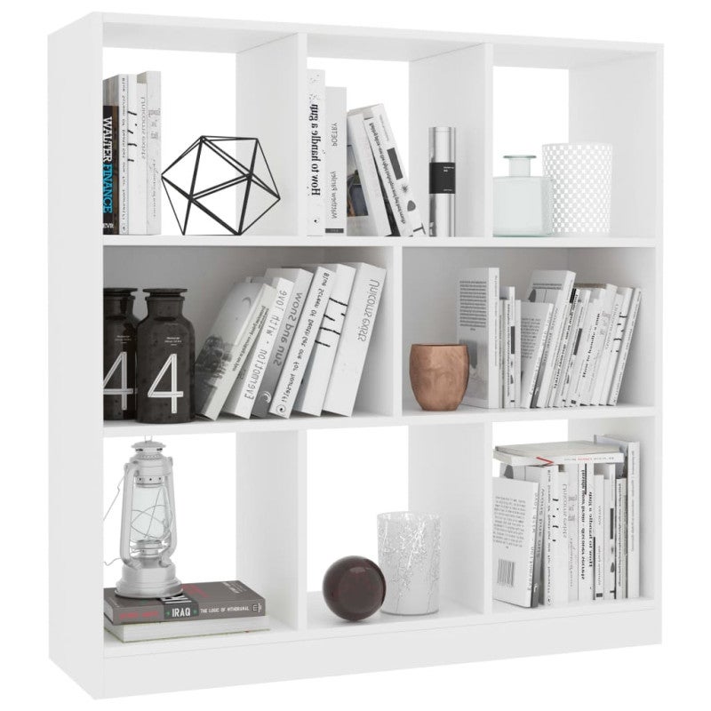 vidaXL Libreria Bianca 97,5x29,5x100 cm in Legno Multistrato - 3