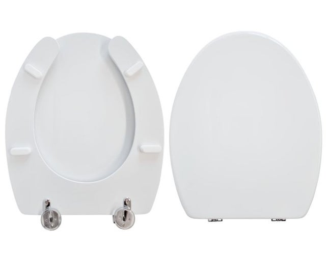 Copriwater Pozzi Ginori disabile Abele Compatibile in Poliestere bianco