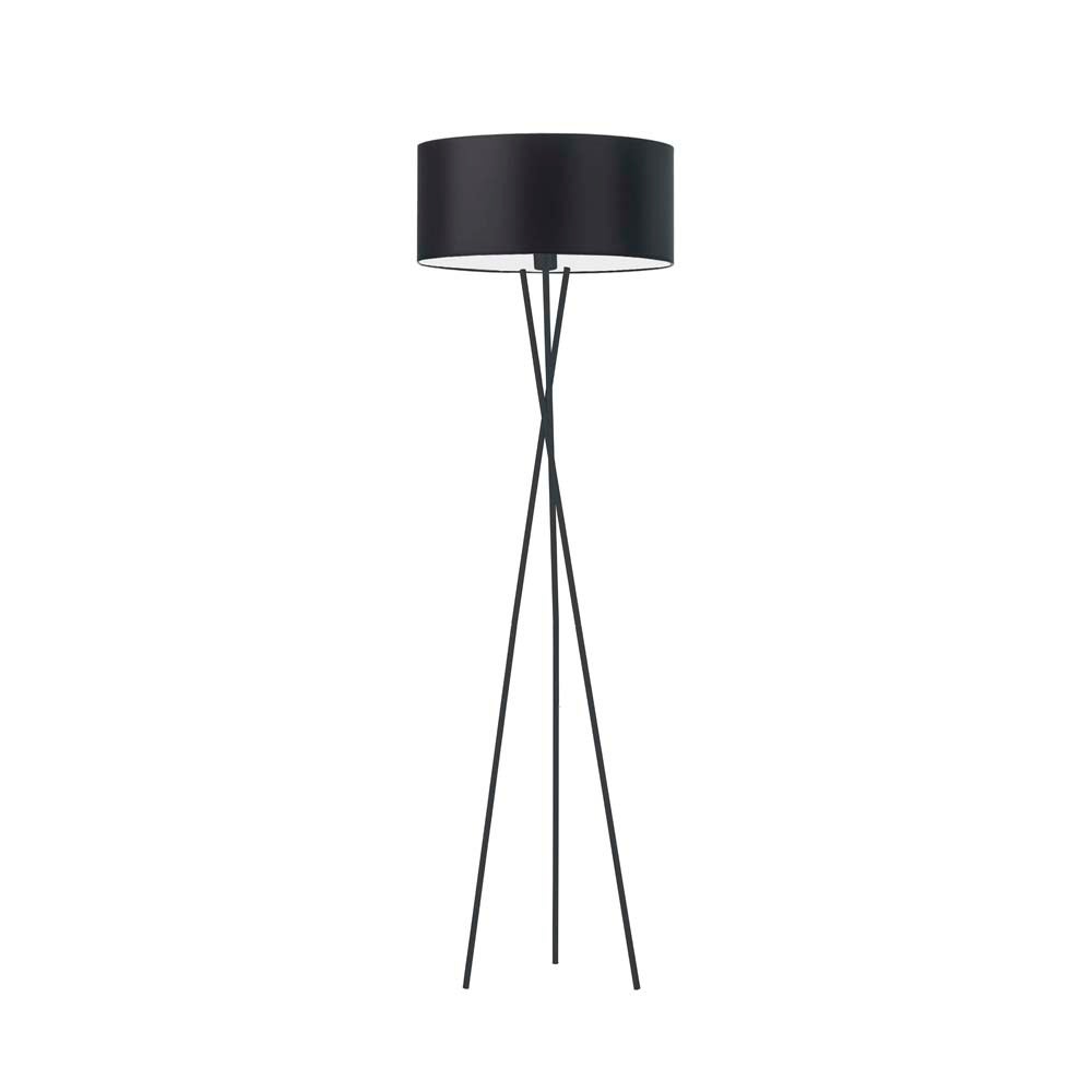 Lampa stojąca Volta Light Factory podłogowa trójnóg z abażurem biały walec MORIS 1szt.