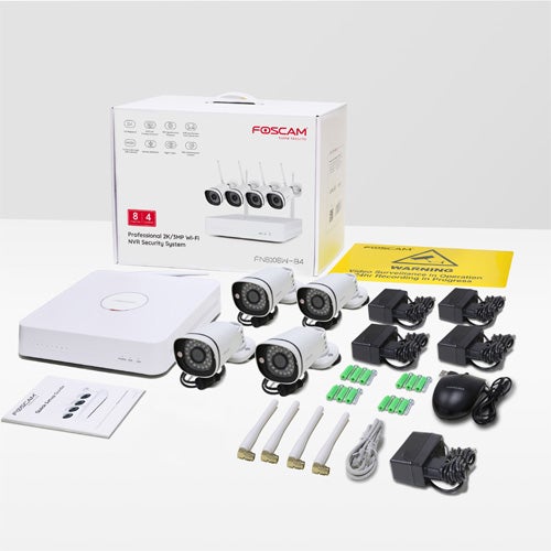 FOSCAM FN8108W-B4-1T KIT WIFI NRV 2K/3MP, 8CH, DÉTECTION HUMAINE, PLUG & PLAY - 5