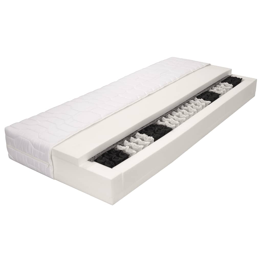 Matelas | Matelas de lit 90 x 200 cm 7 zones Ressort ensaché 20 cm H2 CFW66518 - 3