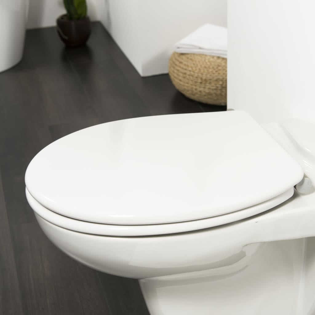 TIGER Sedile WC Blackwash In MDF – Nero, Con Chiusura Ammortizzata, Regolabile, Facile Da Pulire