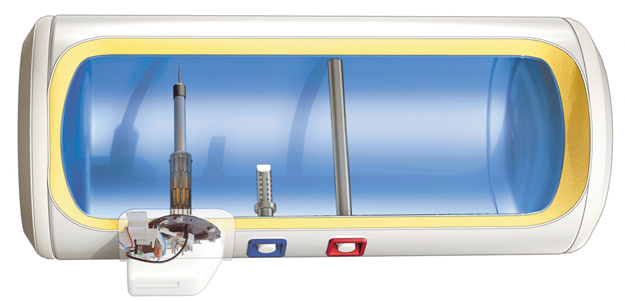 Elektryczny podgrzewacz wody THS Horizontal Mural Cor-Email De Dietrich 200 l