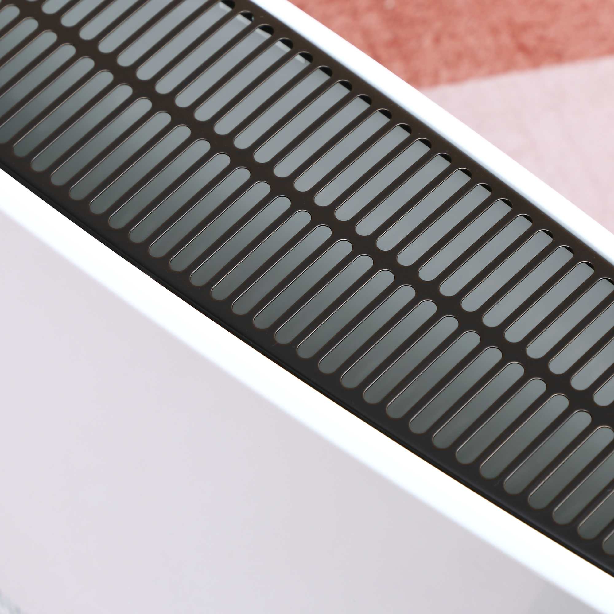 Termoconvettore elettrico 2180W con LED, 3 livelli, riscaldamento rapido, timer 24h, struttura in acciaio, bianco, 60×18,5×39,5 cm - 8