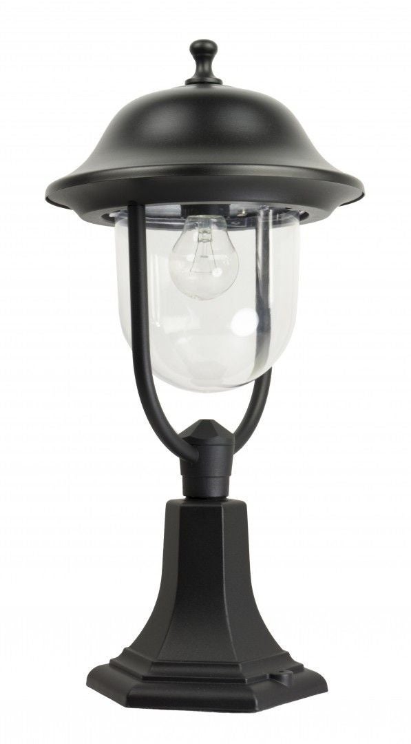 Lampa ogrodowa stojąca Prince czarna 1xE27x60W IP43 wym: 55 x 25 x 25 cm aluminium SU-MA