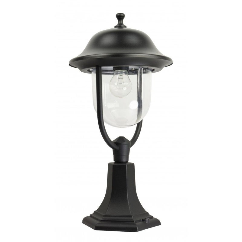 Lampa ogrodowa stojąca Prince czarna 1xE27x60W IP43 wym: 55 x 25 x 25 cm aluminium SU-MA