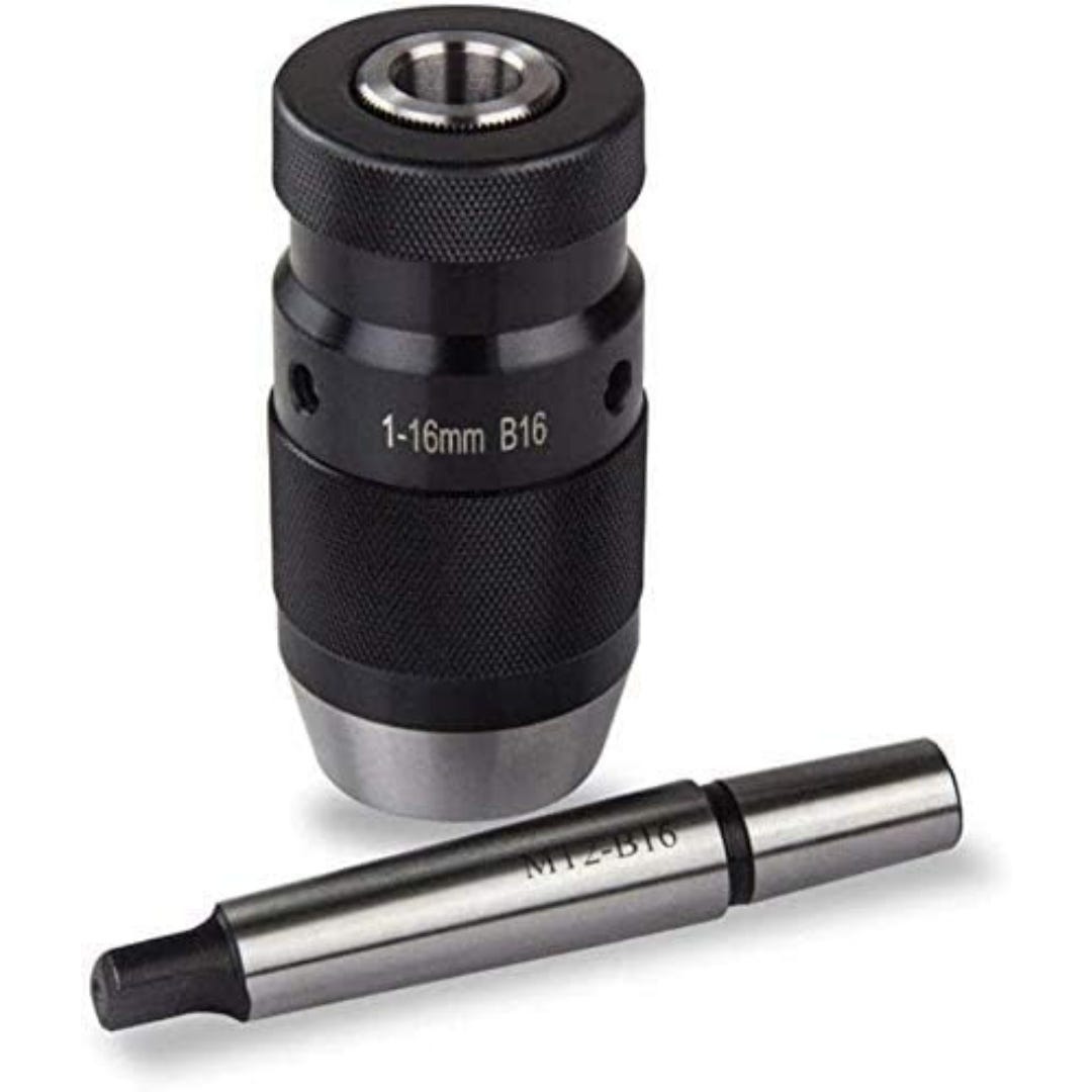 Haosie Mandrin Perceuse a Colonne, 0.5‑16 mm MT2‑B16 Mandrin de Perçage, Mandrin Autoserrant Convient Aux Perceuses Cylindriques, Aux Fraiseuses et Aux Tours Haosie Mandrin Perceuse a Colonne, 0.5‑16 mm MT2‑B16 Mandrin de Perçage, Mandrin Autoserrant Convient Aux Perceuses Cylindriques, Aux Fraiseuses et Aux Tours
