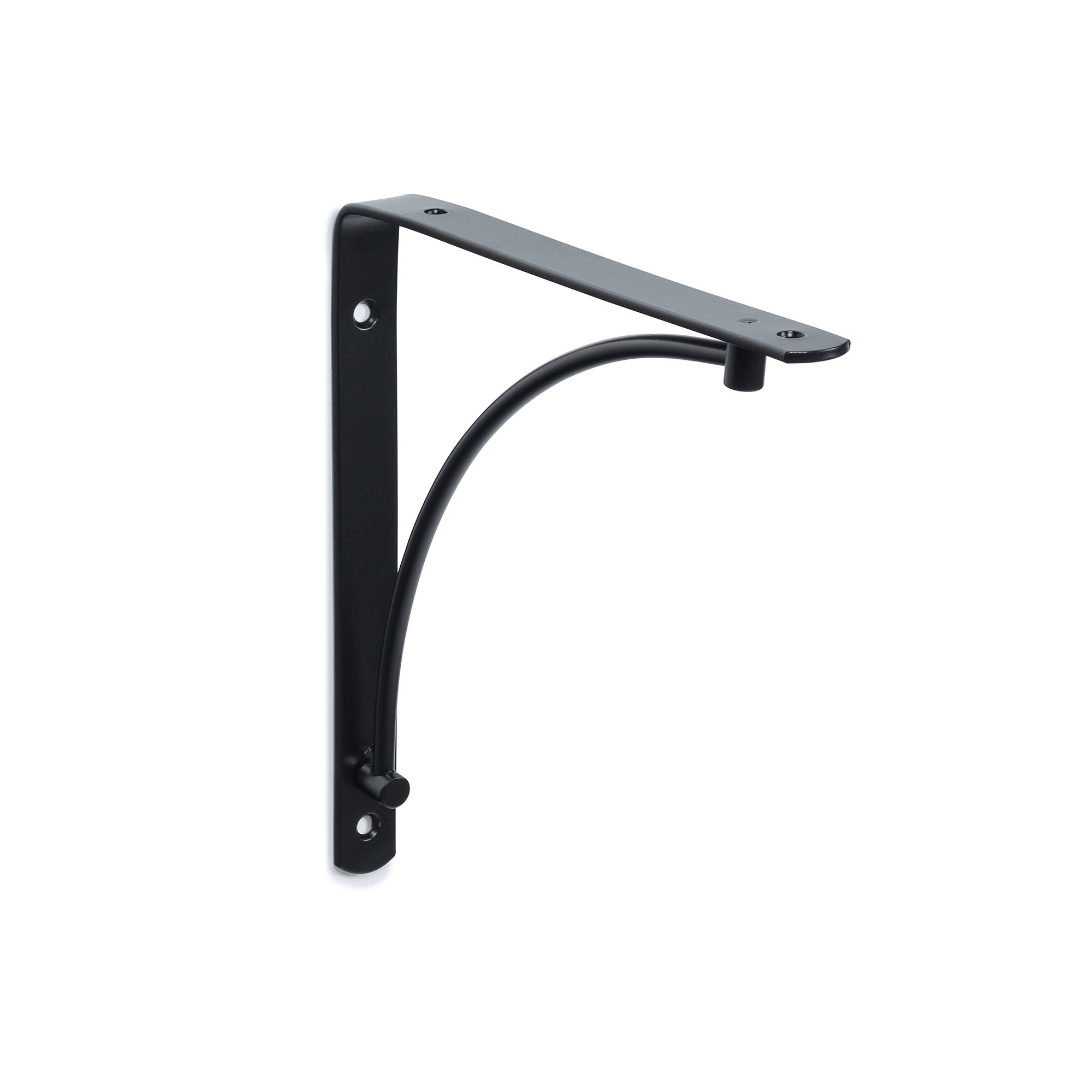 REI | Suporte de Parede para Prateleira 1461 | 200 mm | 20x200x200 mm | Aço Preto Fosco | 30 kg - 2